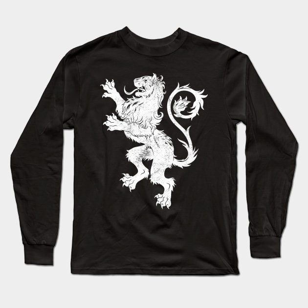 Lion Long Sleeve T-Shirt by creativespero